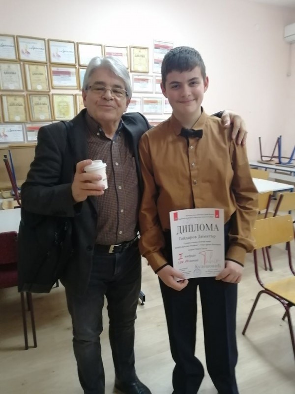 Второ международно отличие за Димитър Гайдаров младши