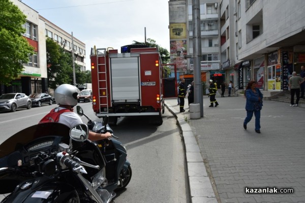 Газова бутилка вдигна по тревога полицаи и пожарникари