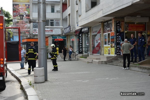 Газова бутилка вдигна по тревога полицаи и пожарникари