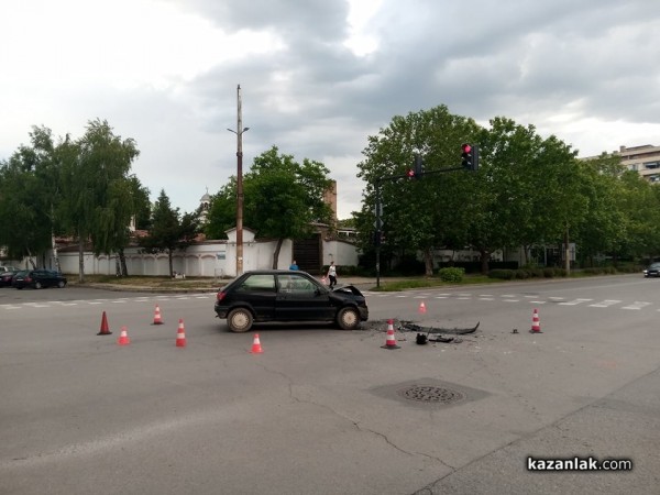 Мерцедес отне предимство и предизвика катастрофа до Манастира