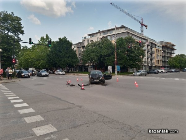 Мерцедес отне предимство и предизвика катастрофа до Манастира