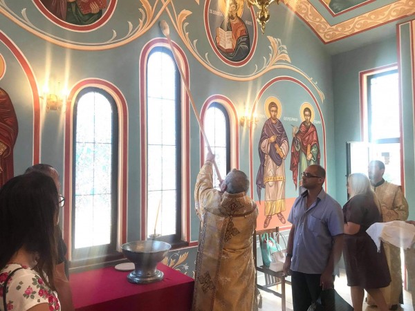 Митрополит Киприан освети храм “Св. Атанасий“ в село Виден