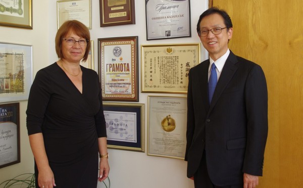 Кметът на Казанлък към посланика на Япония: Връзките между Казанлък и Япония са много силни и трябва да продължат в новите условия