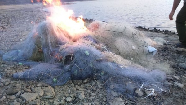 Тридневно наблюдение, спасена трофейна риба и извадени метри бракониерски мрежи на Жребчево и Тунджа