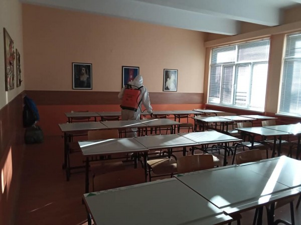 Направиха пълна дезинфекция в ОУ “Георги Кирков“