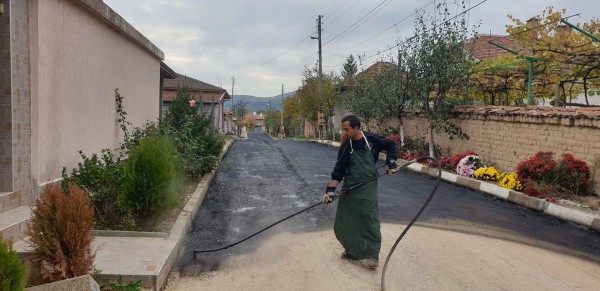 Нова водопроводна система и нова асфалтова настилка на улица в Розово