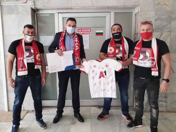 Кампания на ЦСКА подпомогна казанлъшката болница в борбата с COVID-19
