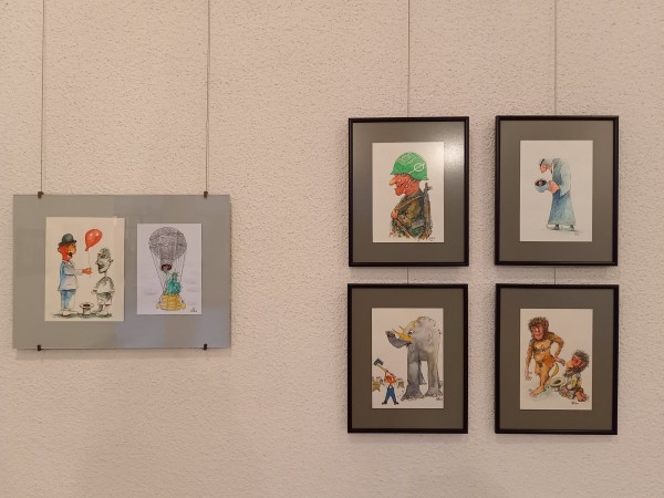 Изложба с карикатури в Художествената галерия очаква посетители
