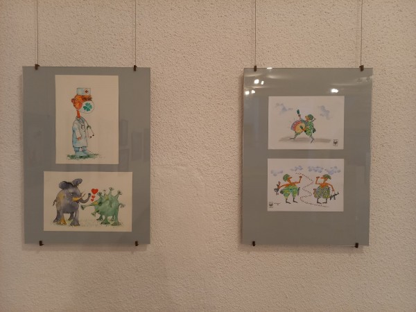 Изложба с карикатури в Художествената галерия очаква посетители