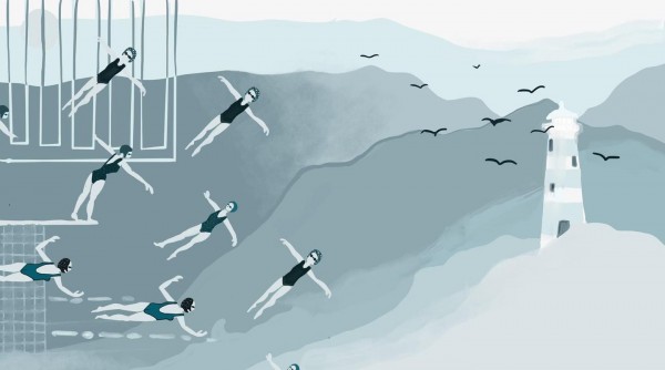 Николай ще разкраси стените на басейна “Антим Спорт“ със своя воден пъзел