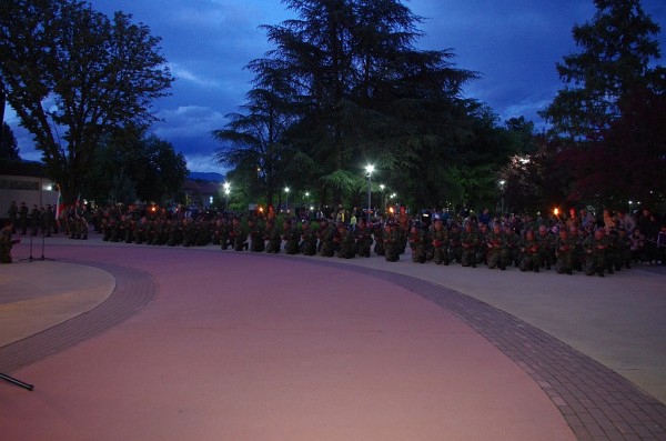 Тържествена заря-проверка, в памет на живота и делото на Христо Ботев и загиналите за свободата на България