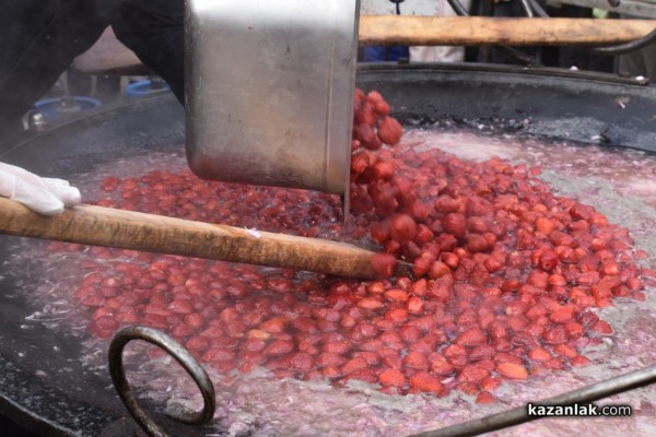 С 1 000 сладоледа със сладко от рози, Ути зарадва децата за празника на града