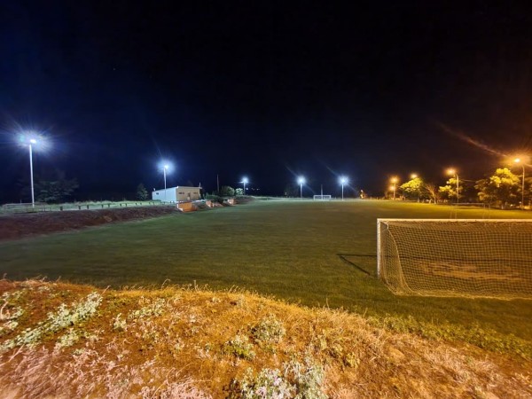 След петата победа на ФК „Елтемир”, стадиона в Крън с ново осветление