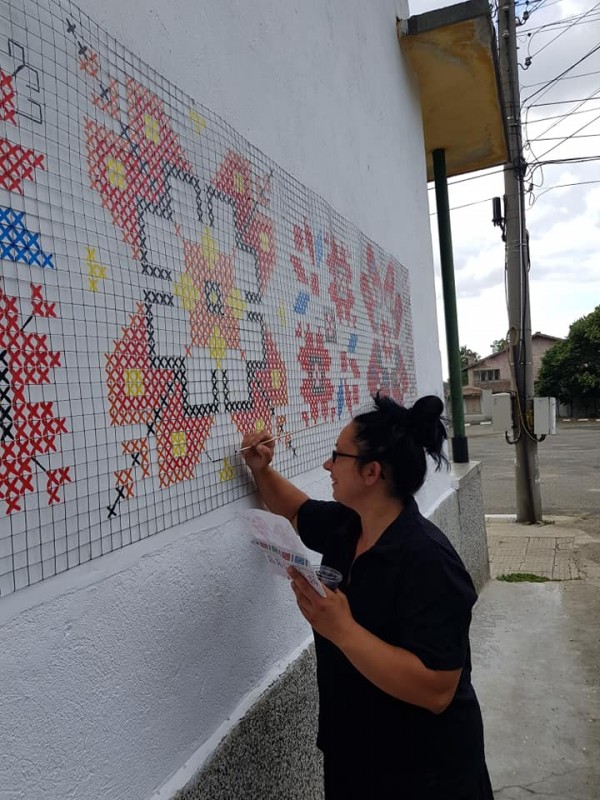 Изрисуваха 9-метрова шевица в Горно Изворово