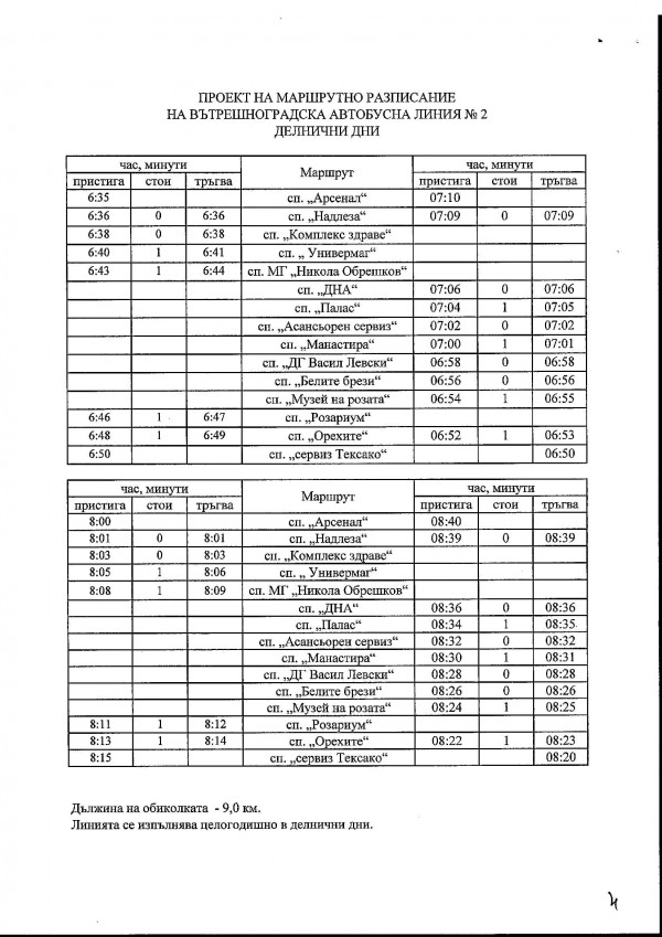 Нова градска линия №2 гласува Общински съвет-Казанлък