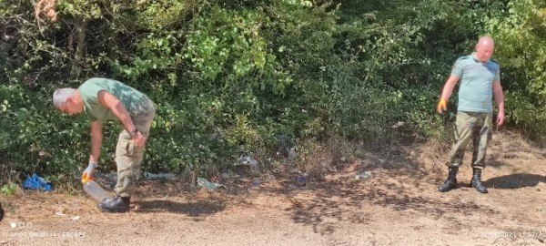 Военните с учение на язовир Копринка