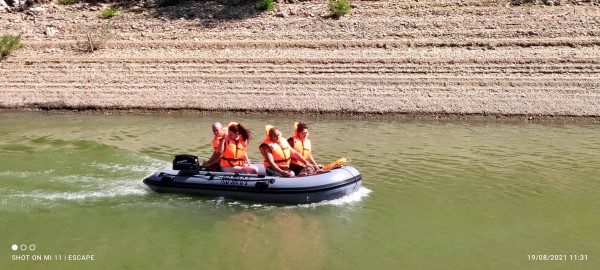 Военните с учение на язовир Копринка