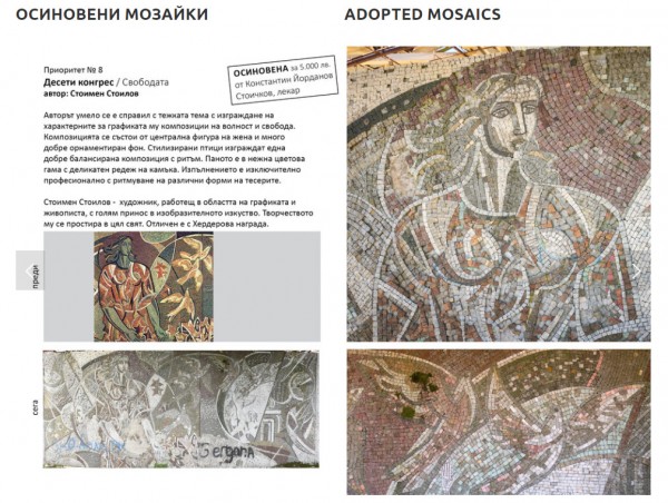 Всички мозайки в Бузлуджа вече са осиновени