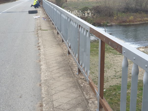 Ремонтираха моста в село Розово