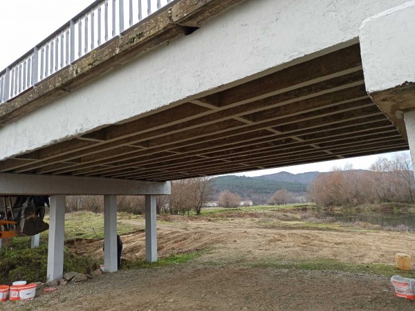 Ремонтираха моста в село Розово