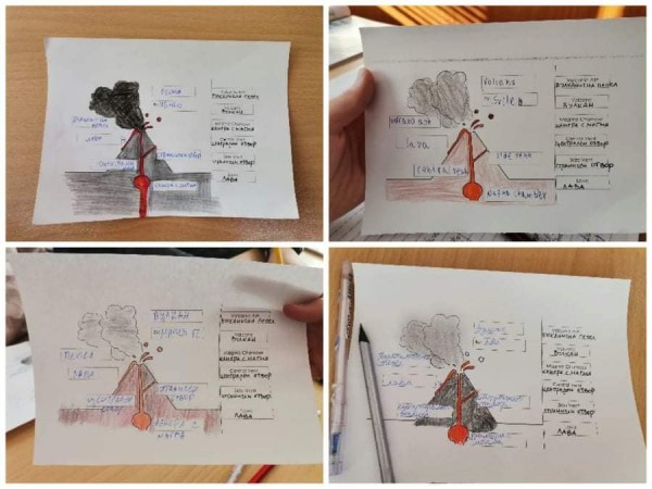 Макет на изригващ вулкан правиха петокласници от ОУ „Георги Кирков“ 