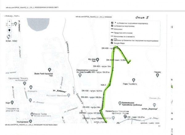 Временна организация на движението в ЖК “Кулата“ от утре за ремонта на ВиК в Казанлък