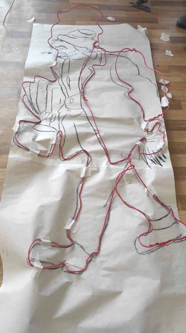 Арт инсталация “Нашенците“ наредиха ученици от Художествената гимназия 