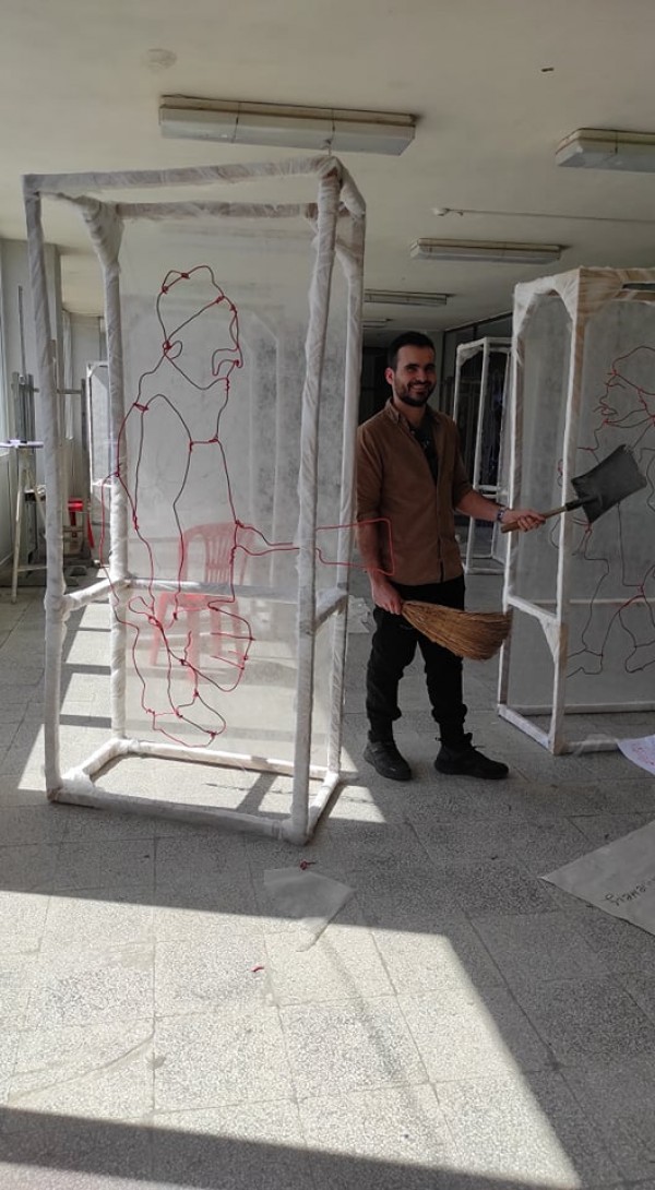 Арт инсталация “Нашенците“ наредиха ученици от Художествената гимназия 