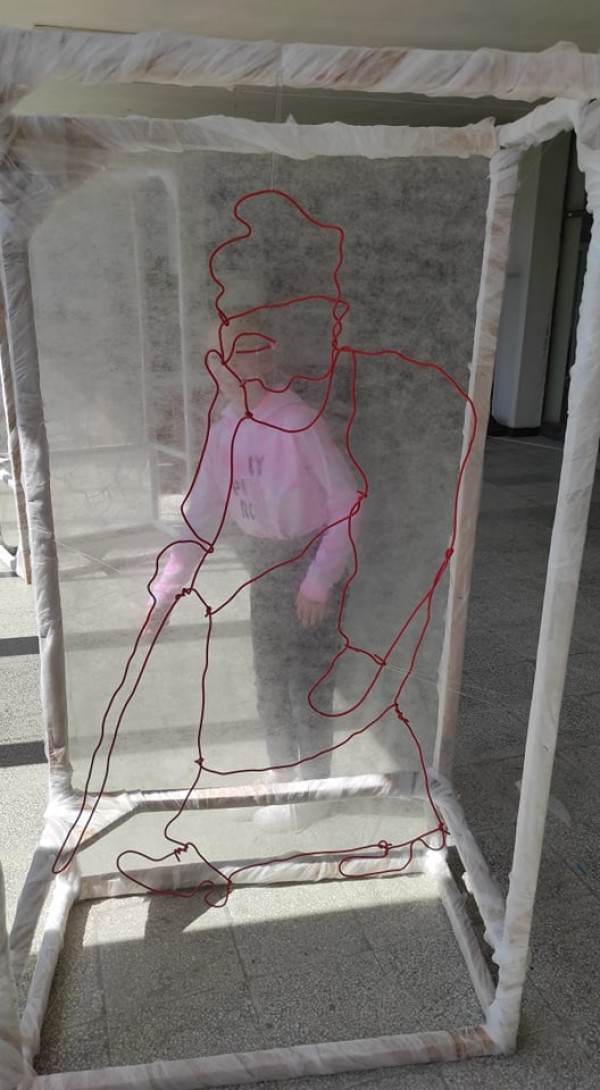 Арт инсталация “Нашенците“ наредиха ученици от Художествената гимназия 