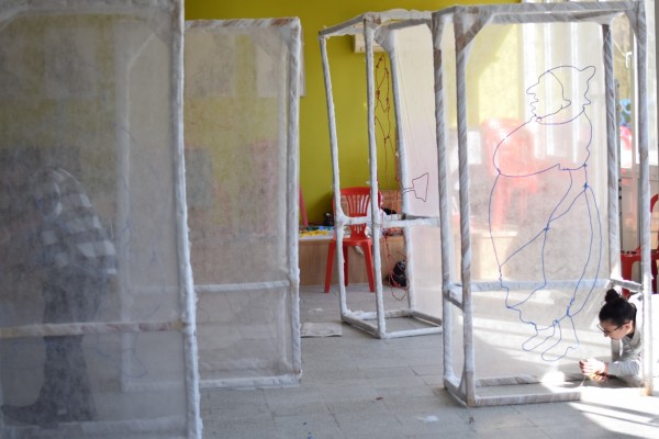 Арт инсталация “Нашенците“ наредиха ученици от Художествената гимназия 