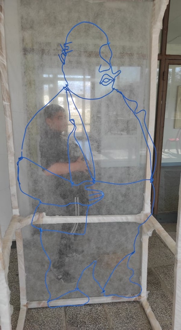 Арт инсталация “Нашенците“ наредиха ученици от Художествената гимназия 