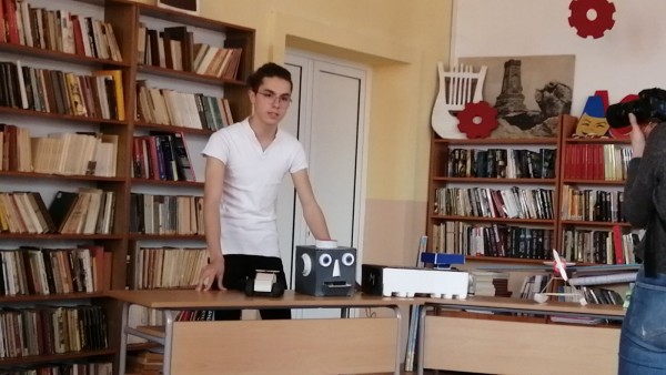 Симулация на завод за рециклиране на отпадъци представиха Хаджиеновци за финал на Месеца на професиите