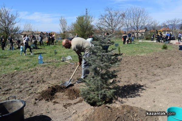 Над 47 семейства засадиха дръвчета в “Гората на децата“ в село Енина 