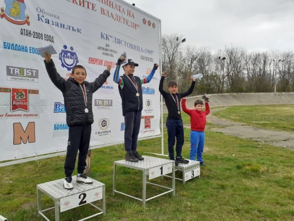 8 са медалистите от велосъстезанието на колодрума