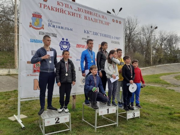 8 са медалистите от велосъстезанието на колодрума