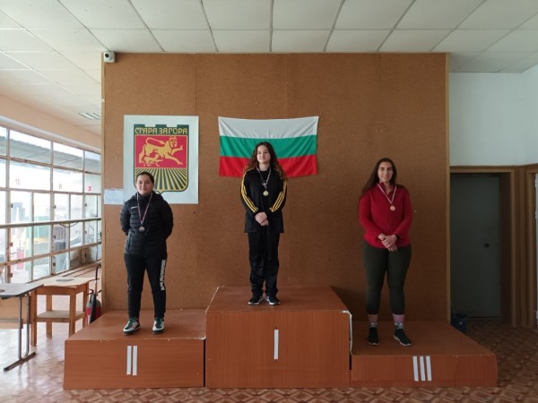 Стрелците от клуб “Севтополис“ на почетната стълбица в Стара Загора