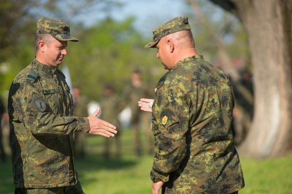 Наградиха военнослужещи по случай 6 май в казанлъшкото поделение 