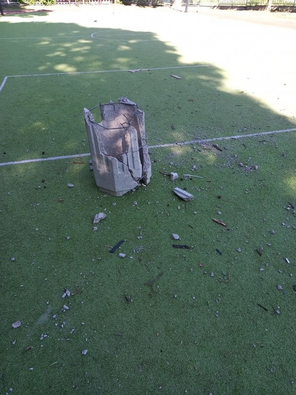 Вандалщина в двора на дневния център “Работилница за мечти“