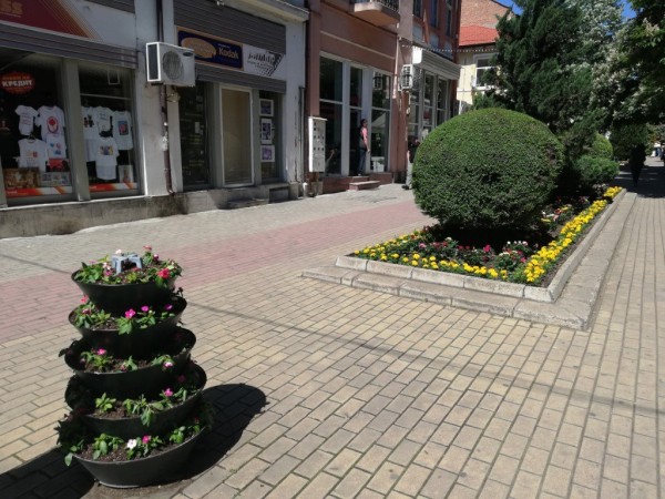 Казанлък става все по-цветен 