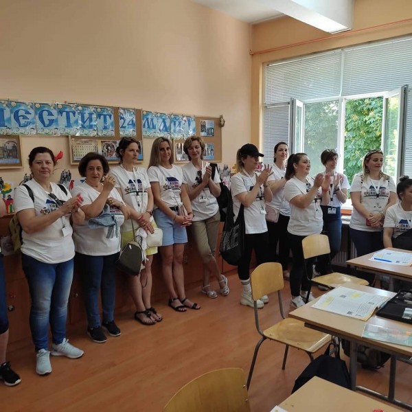 ОУ “Георги Кирков“ посрещна гости от Латвия, Португалия, Италия, Румъния и Турция