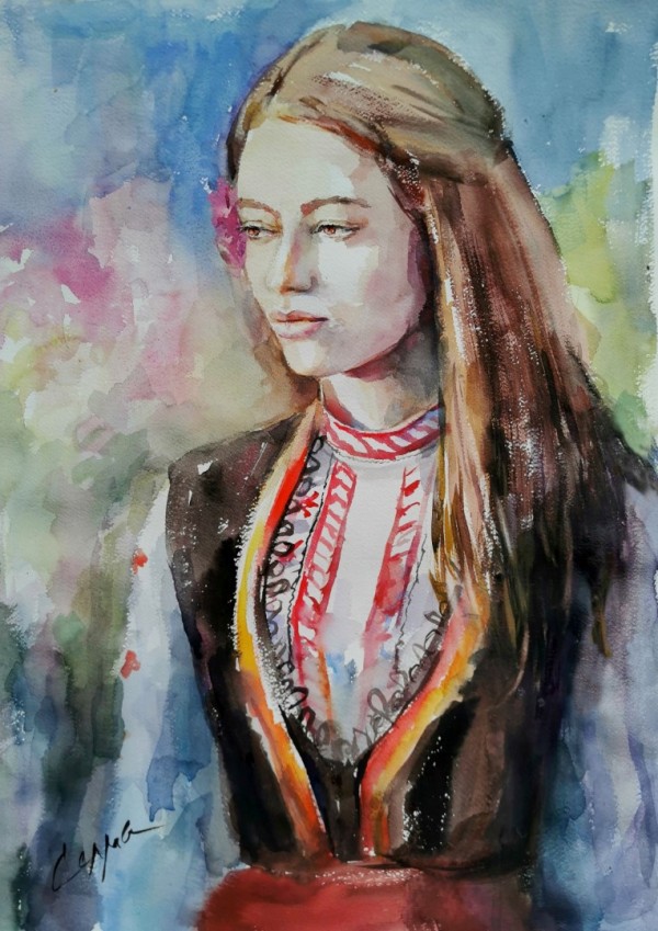 Художничка нарисува Царица Роза 2022 Белослава Желева