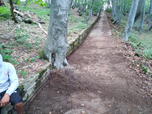 Екипът на хотел Еделвайс почисти забравената от десетки години пътека до паметника Бузлуджа