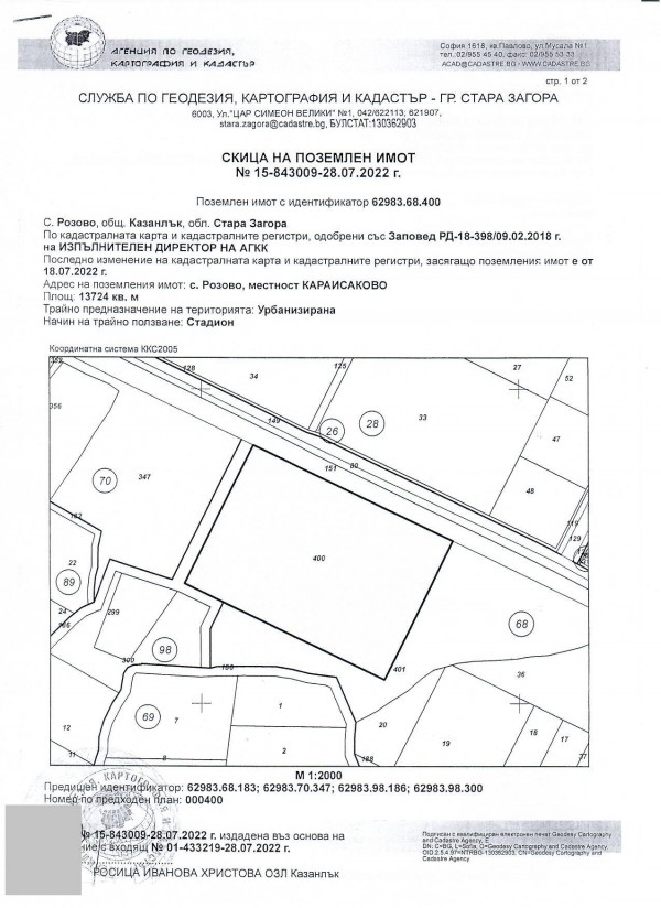 Официално! Розовци си имат стадион