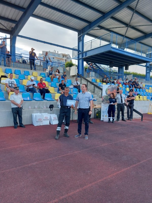 Първи отличия за казанлъшките доброволци от първото състезание за доброволци у нас