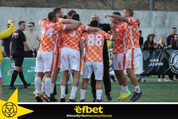 Тимът на „М+С Хидравлик” е големия шампион по мини футбол на Лига България