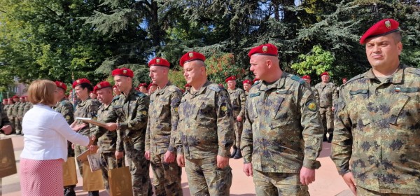 Кметски поздрав за 30 г. 61 Стрямска механизирана бригада 