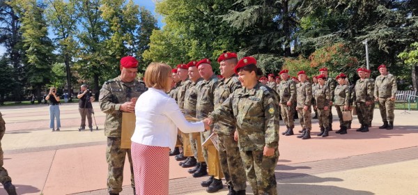 Кметски поздрав за 30 г. 61 Стрямска механизирана бригада 