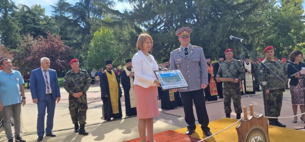 Кметски поздрав за 30 г. 61 Стрямска механизирана бригада 