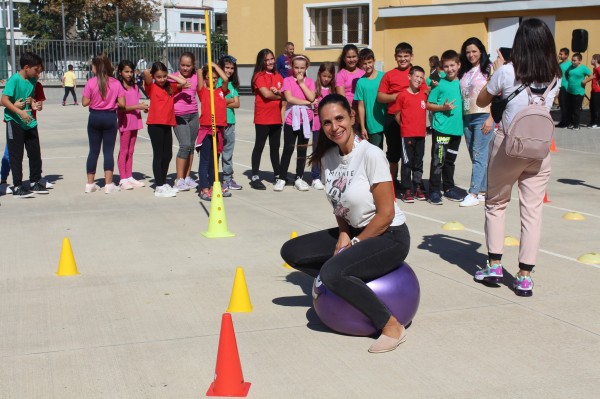Ученици и преподаватели от ОУ „Георги Кирков“ спортуваха заедно днес