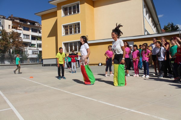 Ученици и преподаватели от ОУ „Георги Кирков“ спортуваха заедно днес
